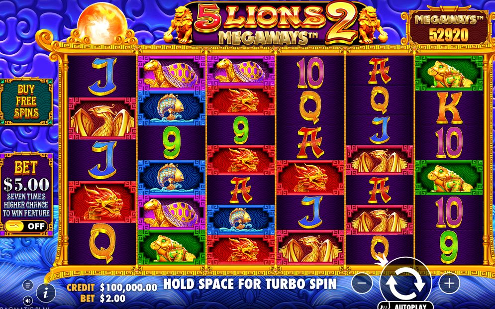 5 Lions Megaways 2