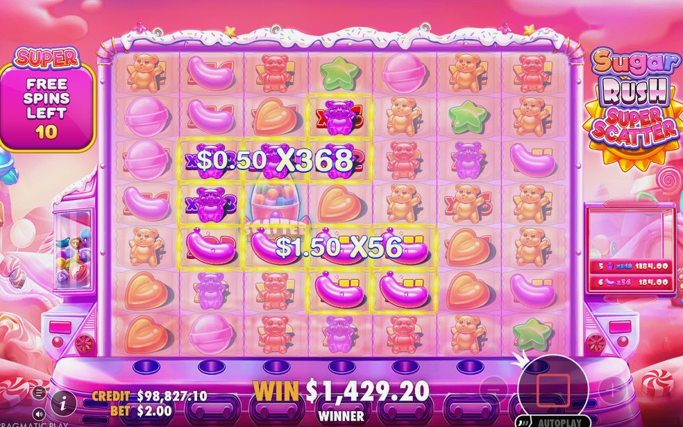 Free spins-läge med multiplikatorplatser som stannar kvar