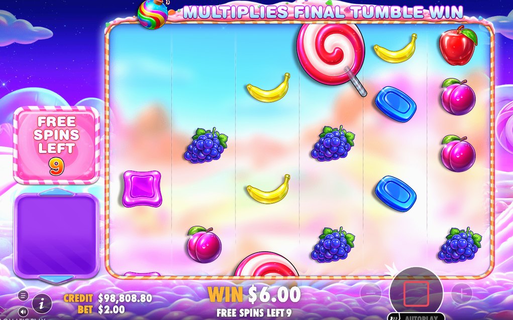 Free Spins-läget under en pågående bonusrunda